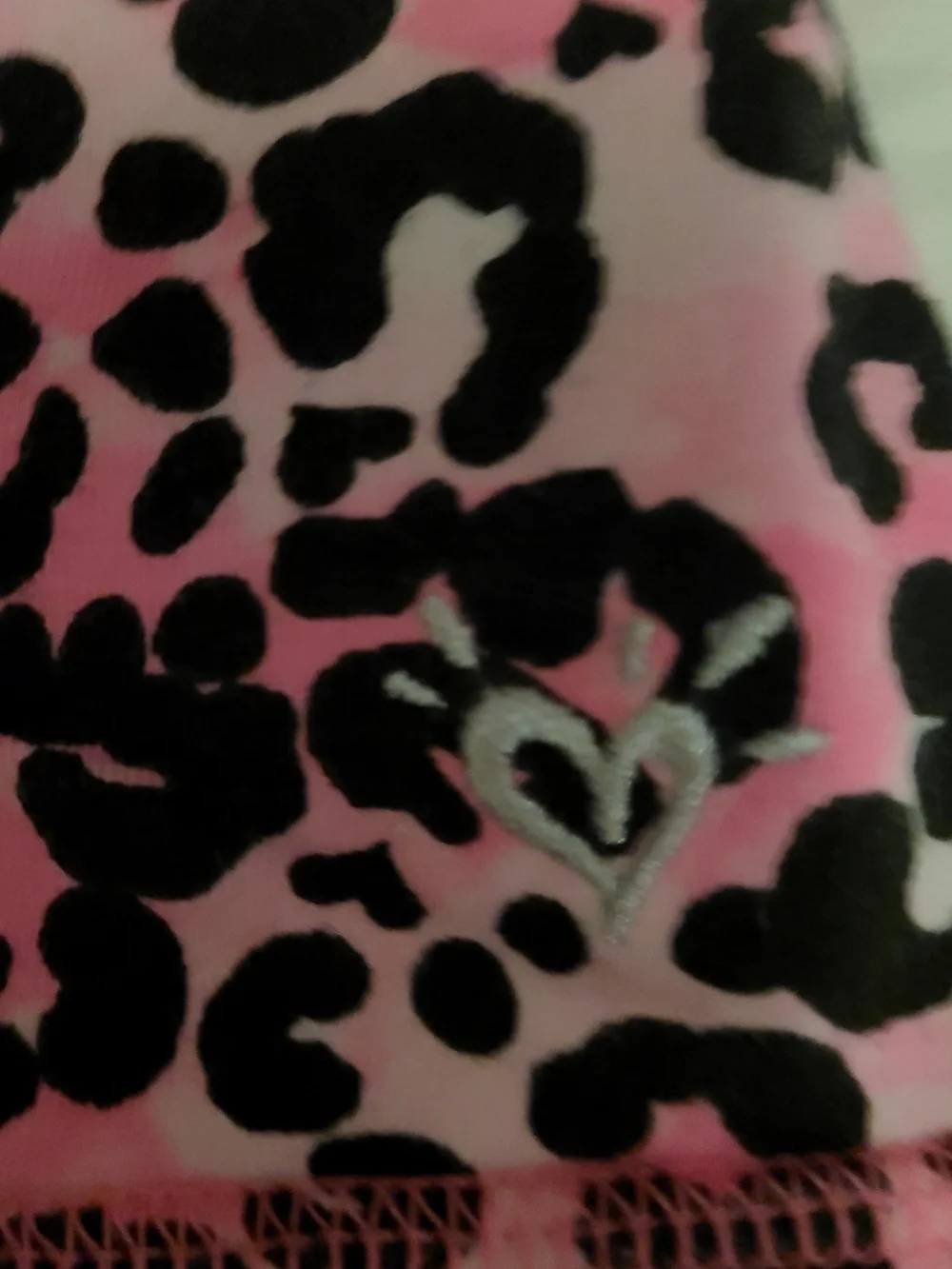 Justice Pink & Black Leopard Print Girls Camisole